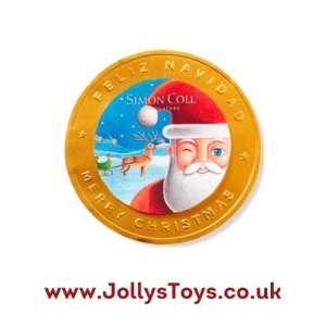 Milk Chocolate Santa Coin